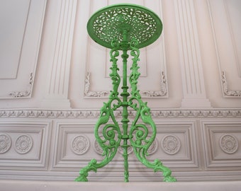Cast Iron Flower Table - Coffee Table -Flowerbed Table - Home and Garden Decor - Vintage Garden Decoration - Gift for Birthday