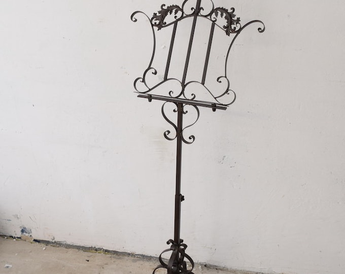Restaurant Stand Menu - Book & Menu Stand in Art Deco Style - Iron Easel - Vintage Music Deskopt - Home Decor - Composer Gift
