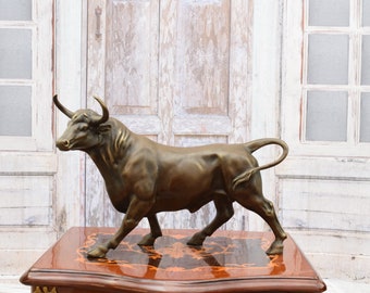 Bull Bronze Statue Good Business - Bull Wall Street - Art Work Sculpture Bull -  Bull Symbol of Wealth - US Statue - New York Statue Bronze