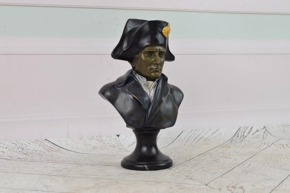 ナポレオン ブロンズ胸像 大理石台座 【公式通販】