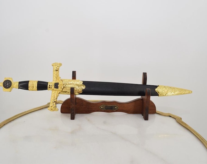Jewish Sword – Elegant Dagger for Home Decor – Unique Judaica Collector’s Item – Perfect Gift Idea for Collectors & Art Lovers