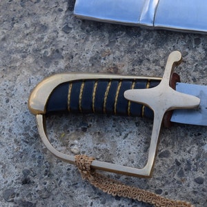 Polish Saber with Scabbard 1921 - Saber Officer Polished Brass Military Gift Idea