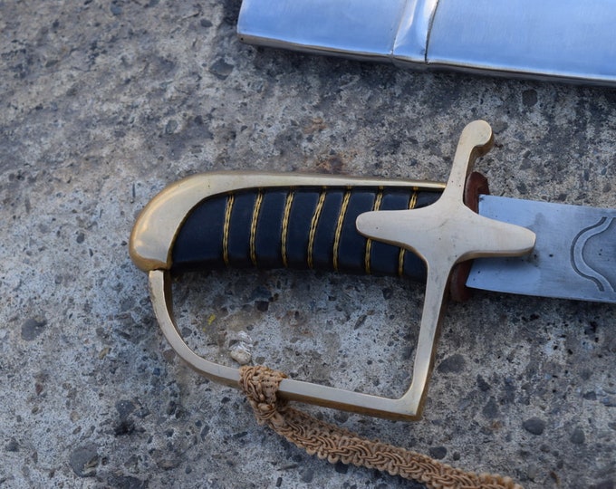 Polish Saber with Scabbard 1921 - Saber Officer Polished Brass Military Gift Idea