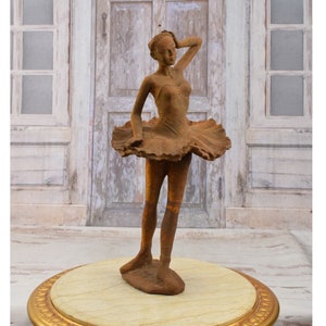 Cast Iron Dancer - Dancing Ballerina - Gift for Dancer - Home and Garden Decor - Vintage Dancer