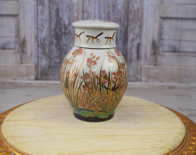 Colorful Porcelain Amphora - Floral Ornaments - Casket Porcelain - Painted Porcelain Urn - Luxury Porceilain - Gift for Wedding
