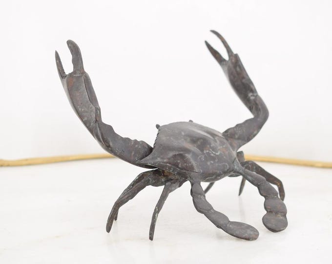 Crab Bronze Statue - Animal  Sculpture - Bronze Figurine Crab - Luxury Richly Decorated - Fantastic Figurine - Exclusive Gift Idea