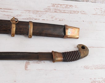 Cossack Saber Shashka – Vintage Russia Saber with Scabbard