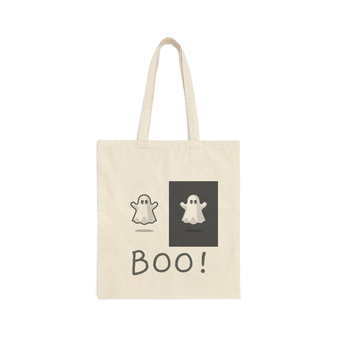 Halloween Tote Bag Ghosts Totes Etsy
