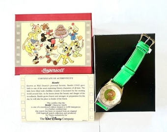 2000 Ingersoll Limited Edition Bambi Watch- Timex Reproduction of Original 1948 Ingersoll Bambi Watch