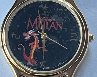 Mulan Limited Edition Disney Wristwatch with Medallion