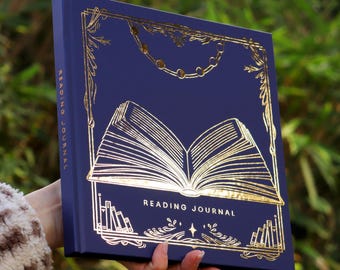 Personalised Reading Journal, Reading Review Tracker, Book Lover Gift