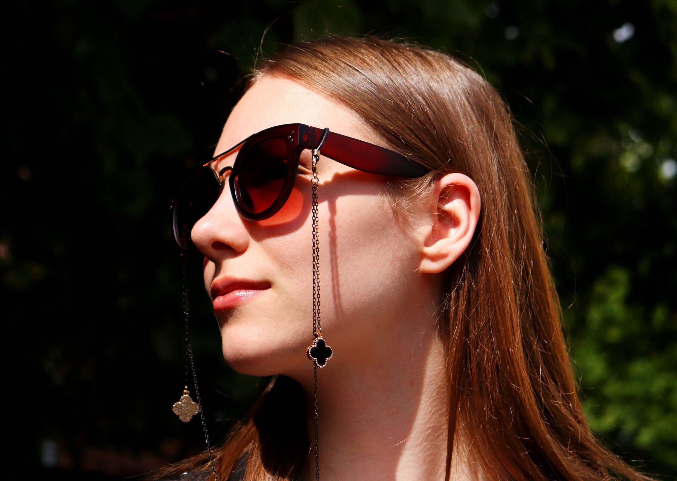 CHANEL メガネ　チェーン　アクセサリー　チャーム Chanel chain glasses - Etsy 日本