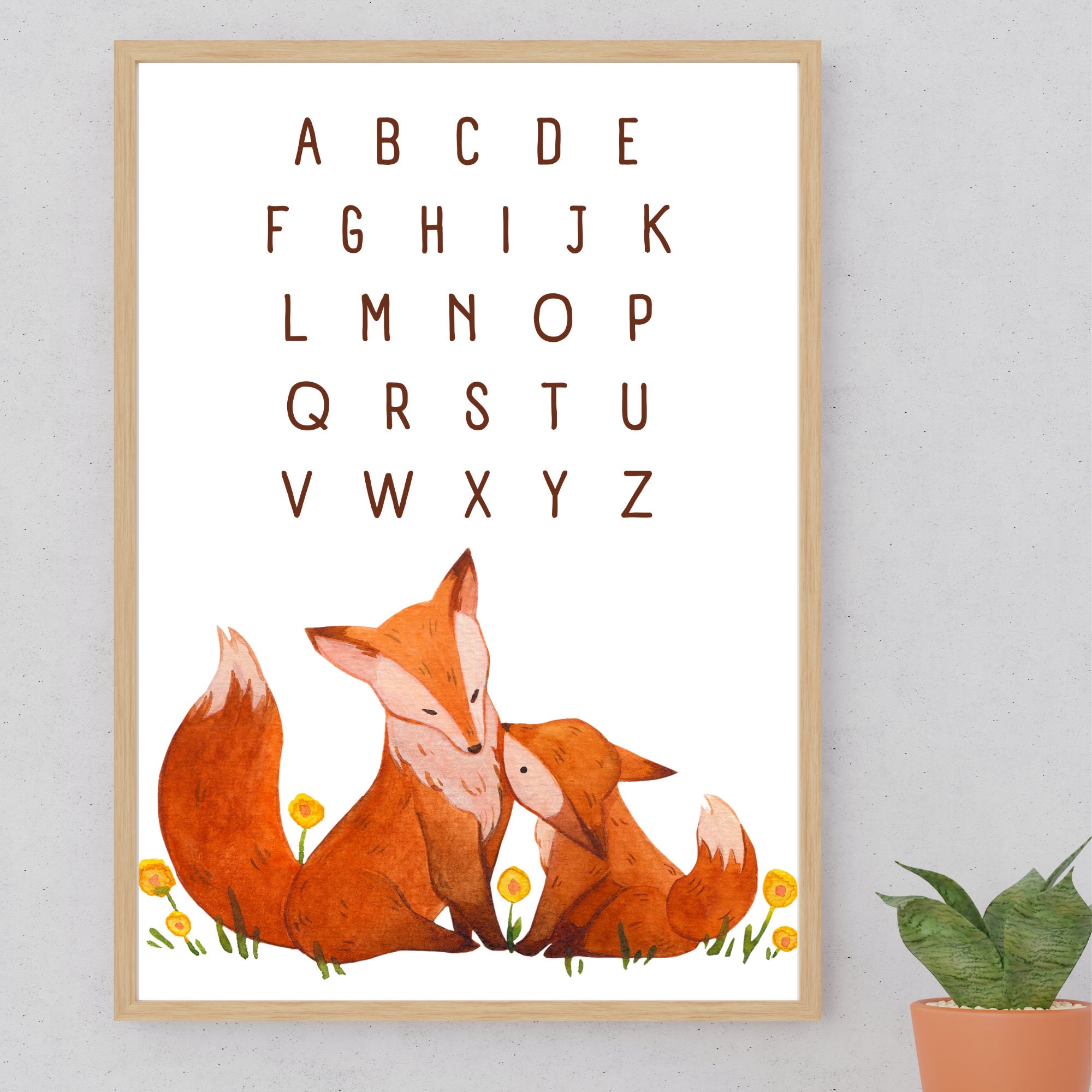 ABC Poster Alphabet Poster ABC Printable Homeschool Resource ABC Poster Alphabet Poster ABC Printable Homeschool Resource
