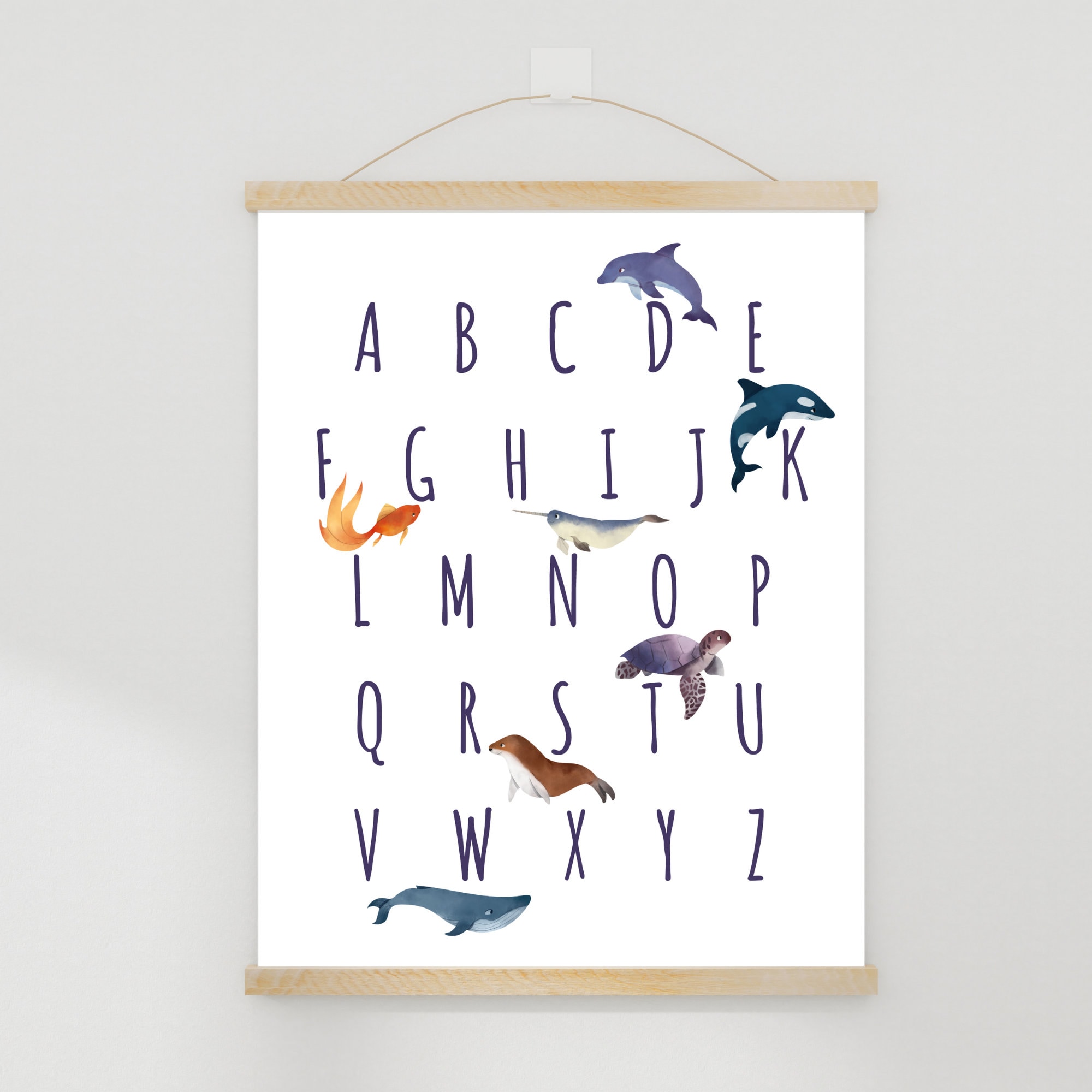 Alphabet Poster ABC Poster ABC Printable Homeschool - Etsy