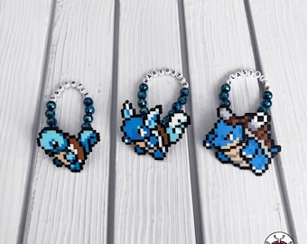 Squirtle Wartortle Blastoise Perler Bracelets | Kandi Bracelet | Water Type | Rave Kandi | EDC Outfit Gear