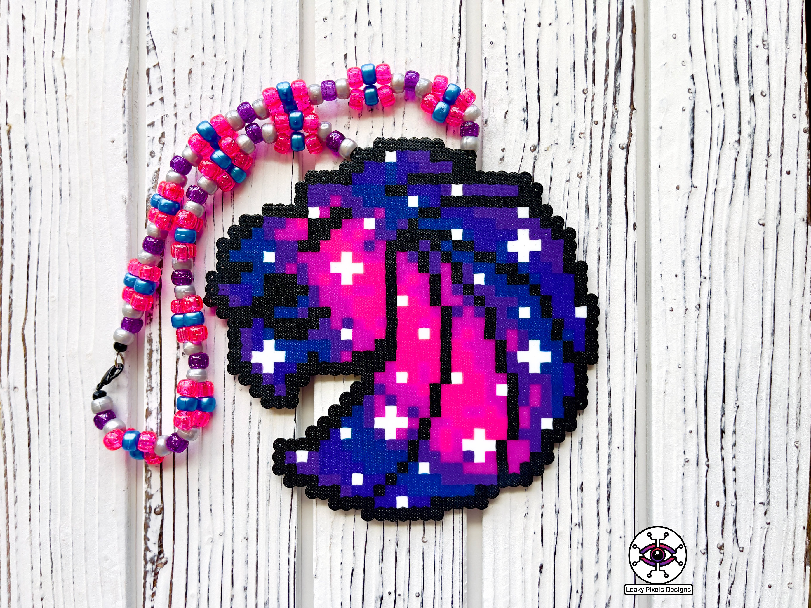 Seven Lions Perler | Seven Lions Merch | Galaxy Perler Necklace