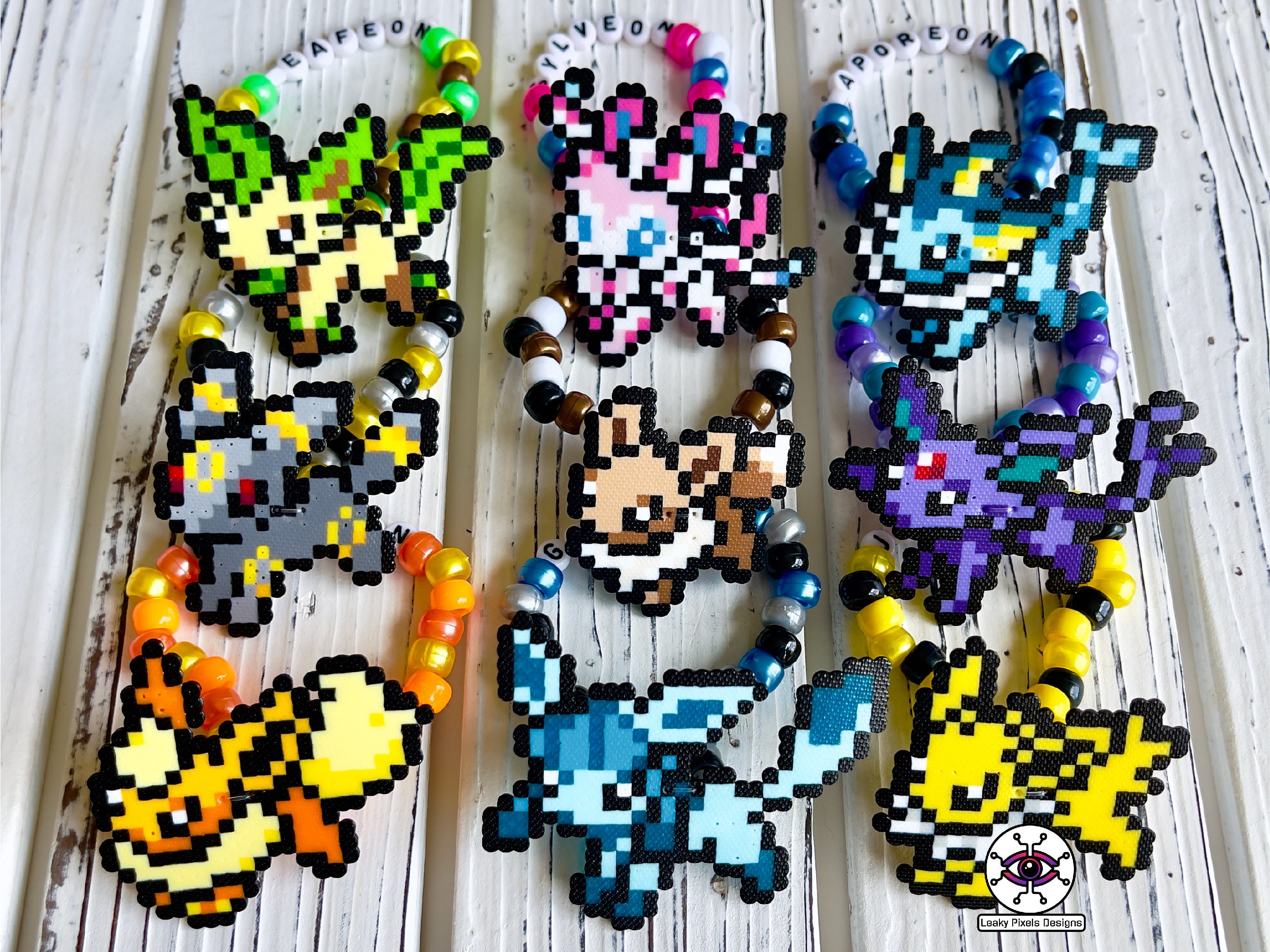 Hyper Sonic Perler Necklace – Leaky Pixels