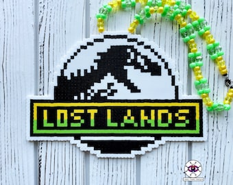 Lost Lands Perler Necklace | Perler | Rave Perler | Kandi Necklace | Lost Lands Outfit | Lost Lands Kandi | Lost Lands Beads