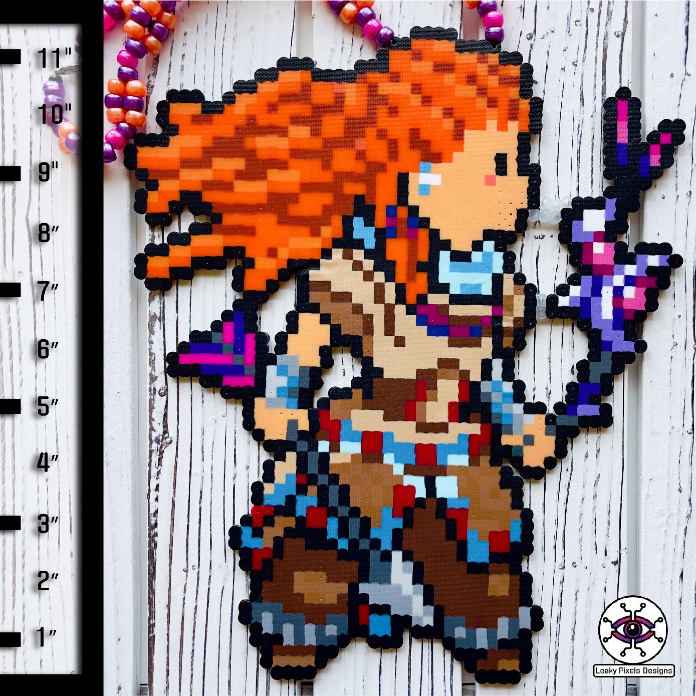 Vip Perler Pixel Aloy Perler Necklace by Leaky Pixels • Anime Perler • Perler Bead Art ...
