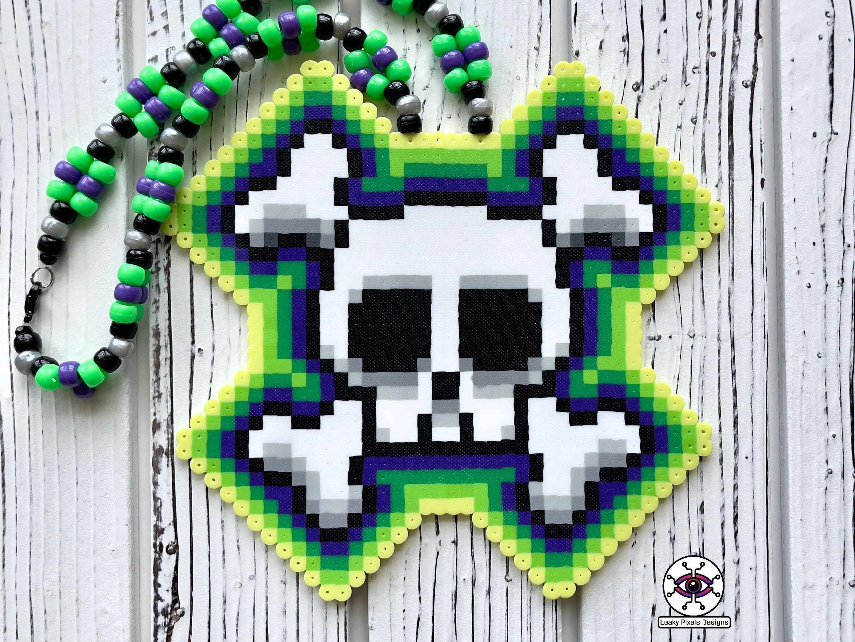 Halloween Beads, Skull Beads for Necklace, Costume Beads, Cosplay Bead