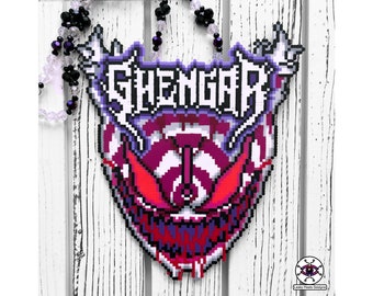 Ghengar Ghastly Perler Necklace | EDC Outfit Gear | EDM Rave Kandi | Ghost Necklace