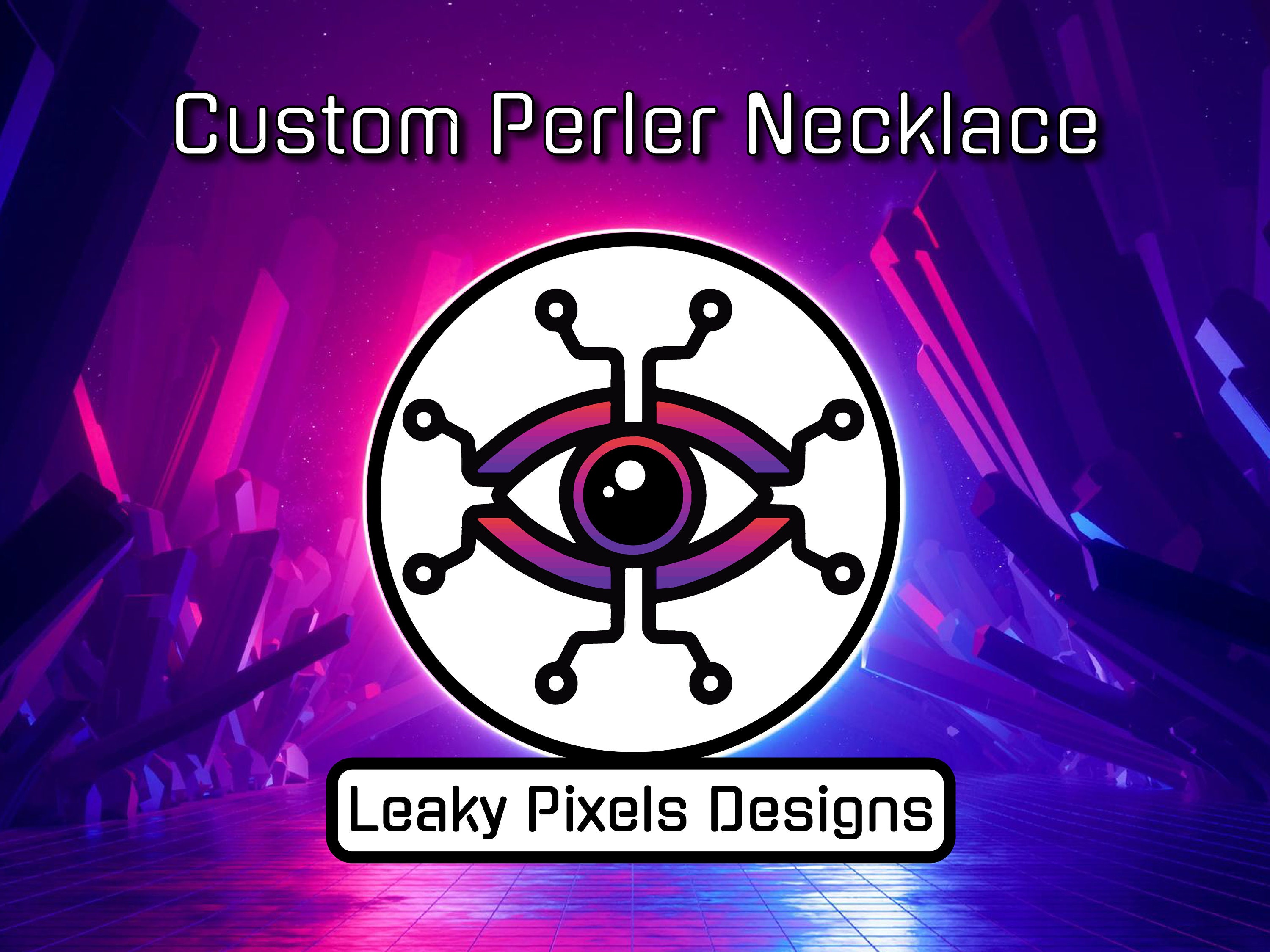 Hyper Sonic Perler Necklace – Leaky Pixels