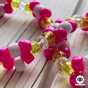 Princess Peach Perler Necklace by Leaky Pixels • Peach Perler • Chomp