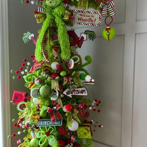 Grinch tree kit (tree not included) christmas grinch tree grinch decoration kit grinch complete tree, theme grinch grinch tree topper