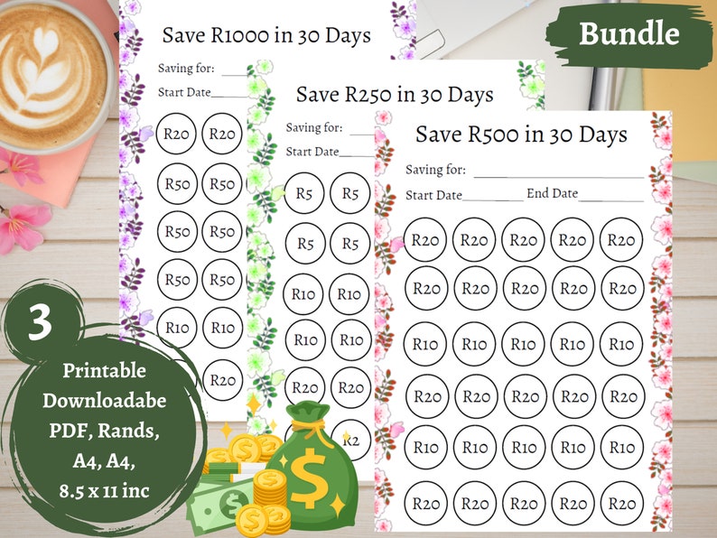 rands-30-day-savings-challenge-low-income-savings-tracker-bundle-r250