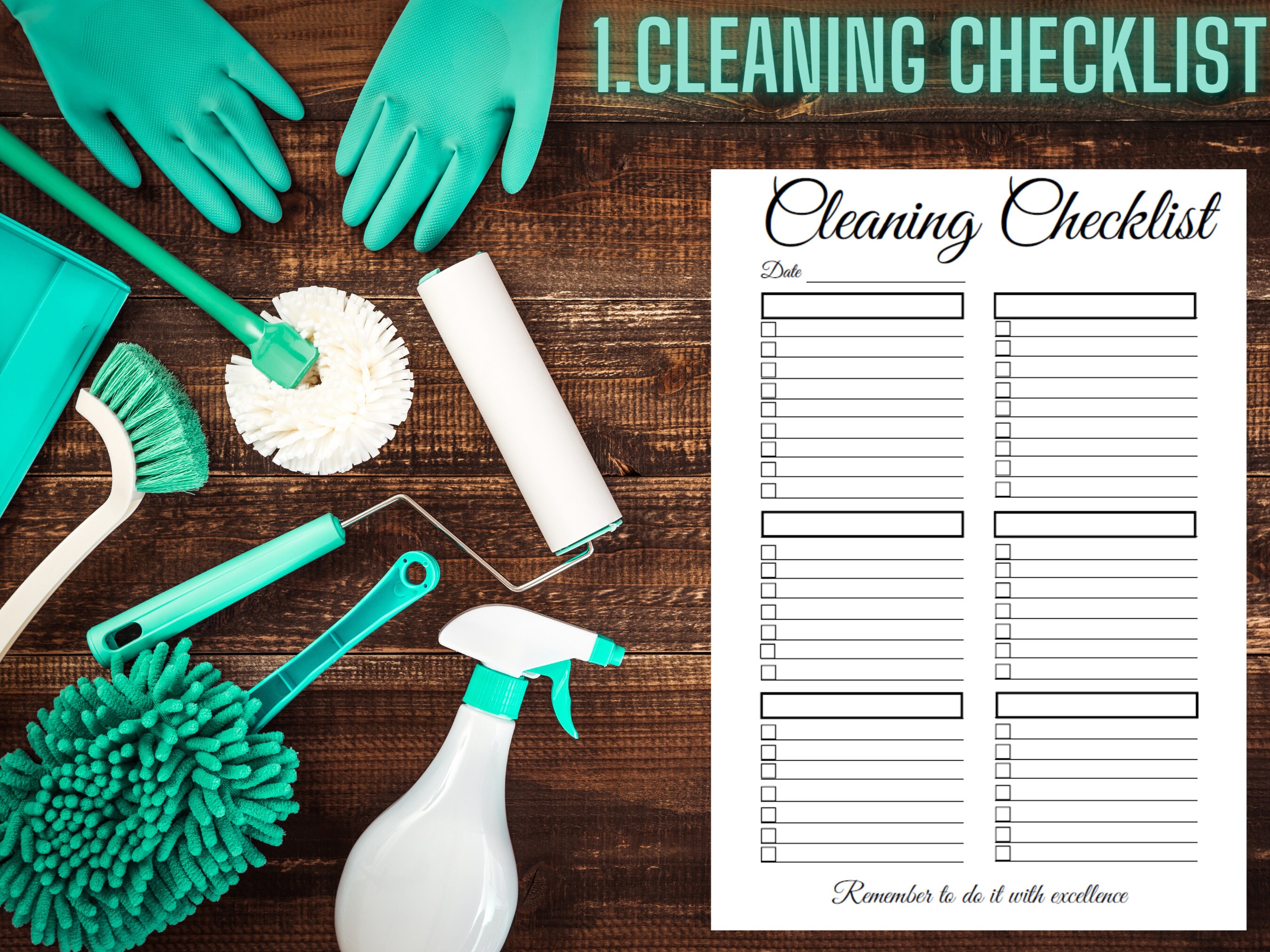 Minimalist Cleaning Checklist Schedule Daily Weekly Cleaning - Etsy