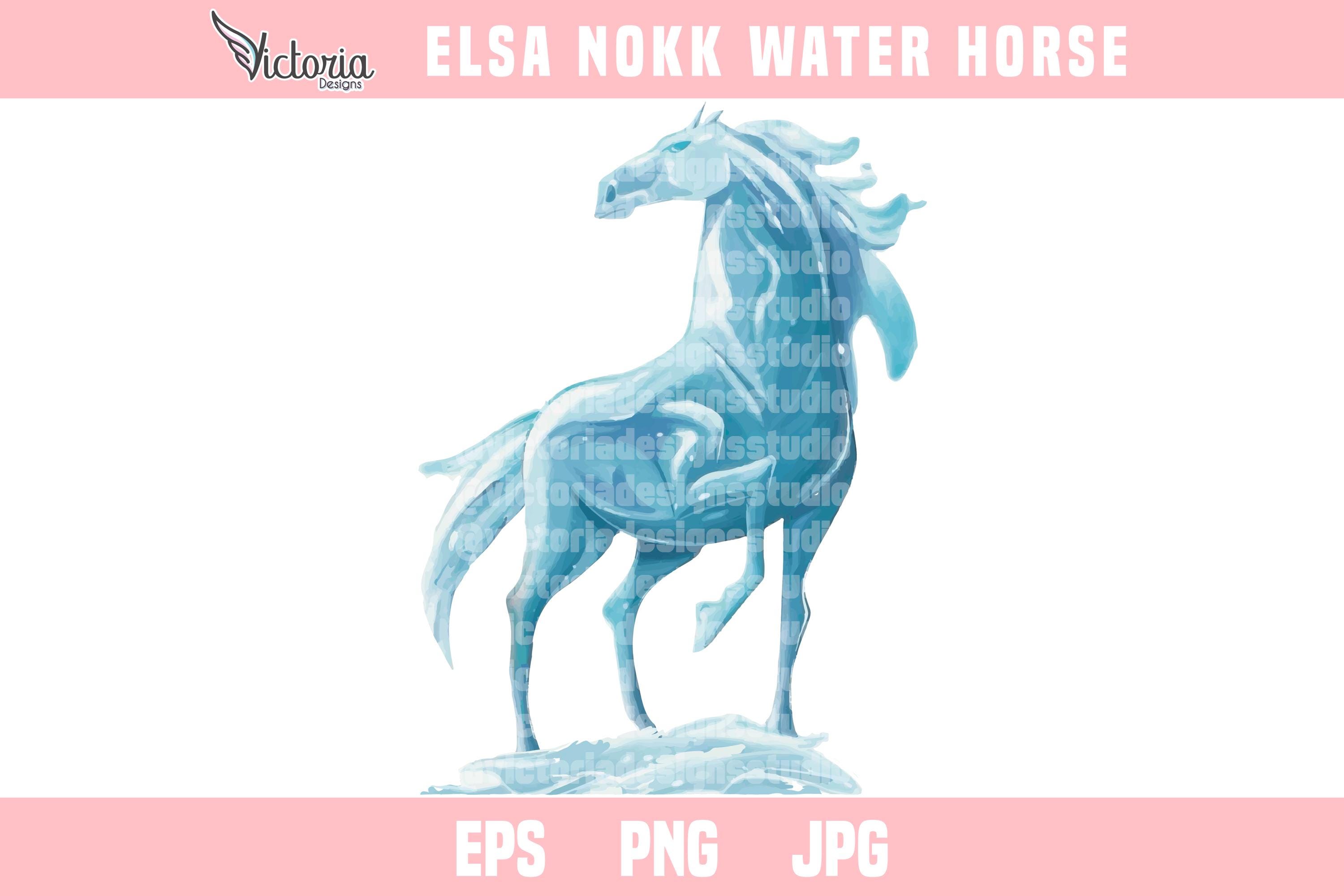 Frozen 2 Two Elsa Nokk Water Horse, Frozen Two Elsa Horse Digital
