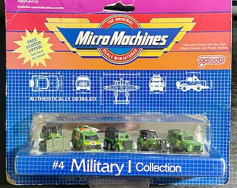Micro-machines Galoob vintage « Collection militaire » n° 6400 neuves, anciennes stocks, 1987