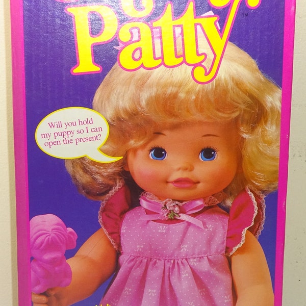 Vintage 1983 Chatty Patty 16" Tall Doll by Mattel New in Box Voice Not Working