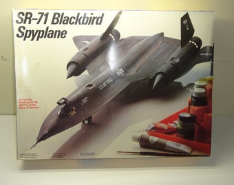 SR-71 Blackbird Spyplane 1/48 Model Kit #584 Testors 1984 Ongebouwd Compleet