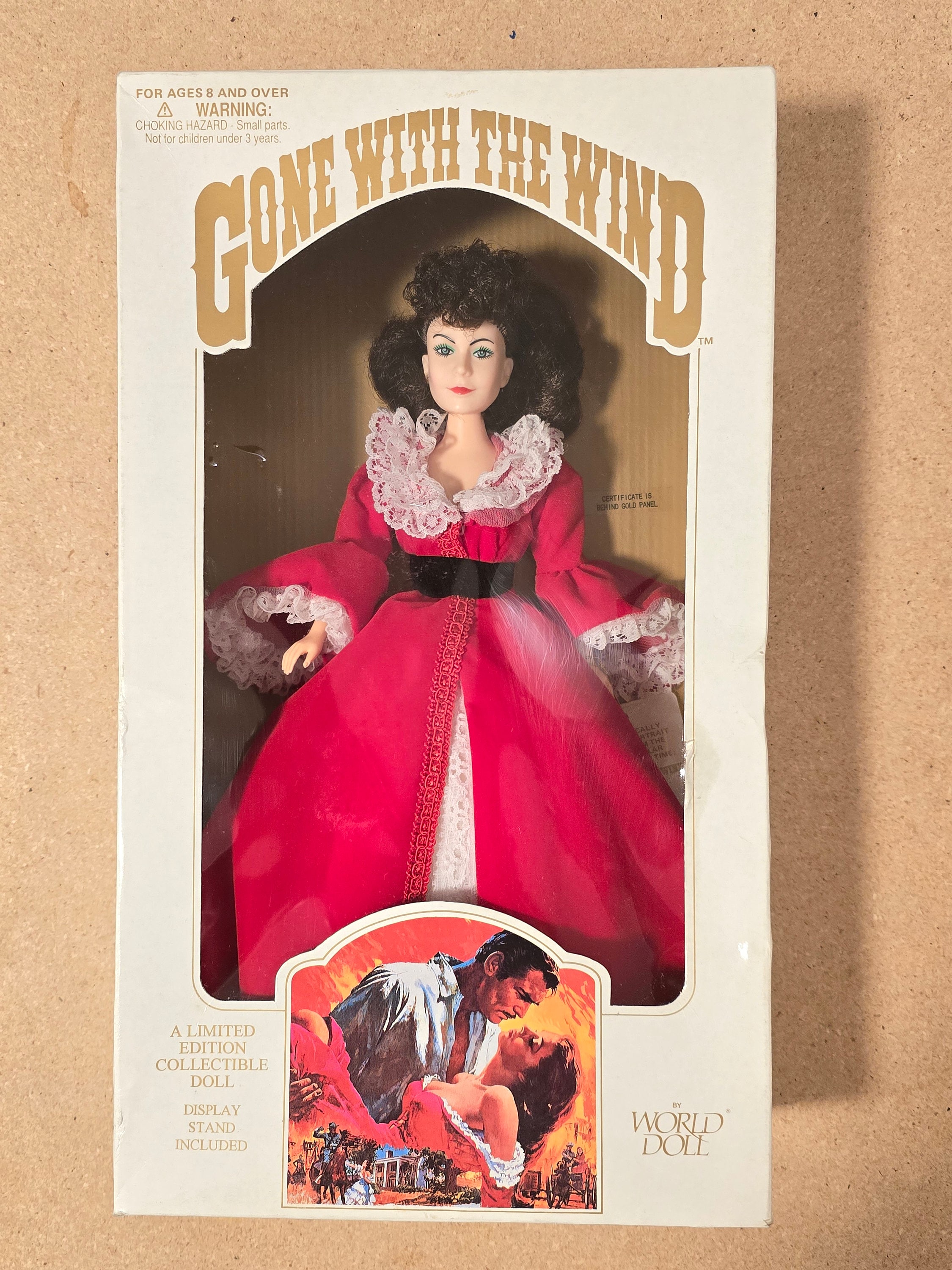 Vintage 1989 Gone With the Wind Scarlett O'Hara by World Doll NIB (box wear)
