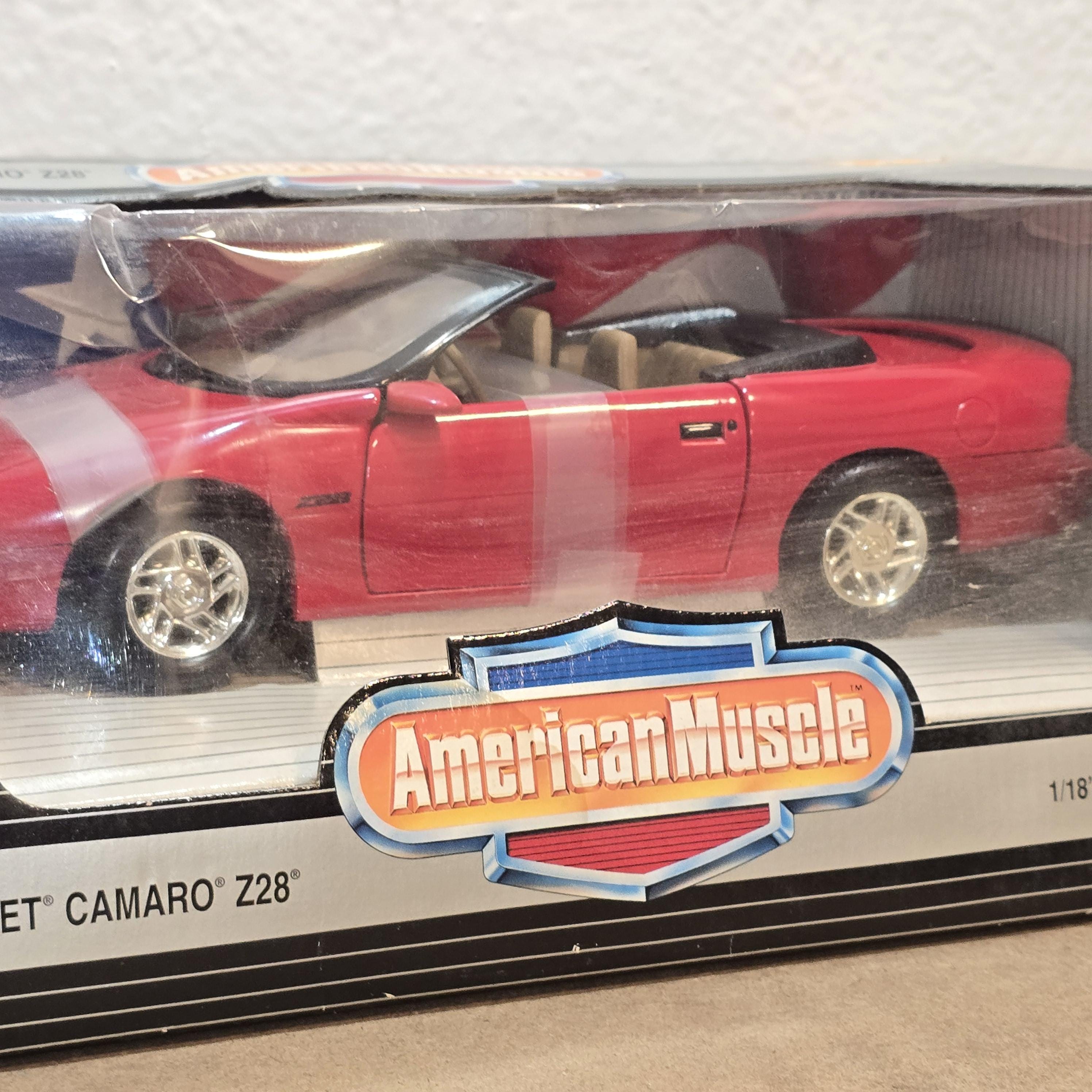 ERTL 1996 Chevy Camaro Z28 Red Convertible American Muscle 1:18