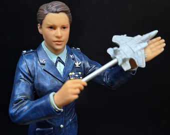 Vanmark American Heroes Statue Figurine "Pre-Flight Briefing" Woman Limited Ed. #475 of 2500