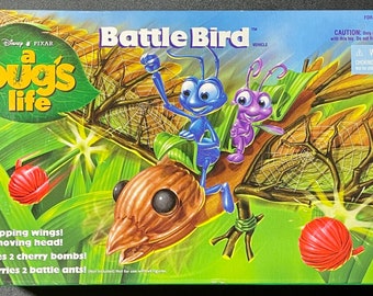 Vintage 1998 Mattel Bug's Life Battle Bird Action Figure Vehicle Sealed New NIB