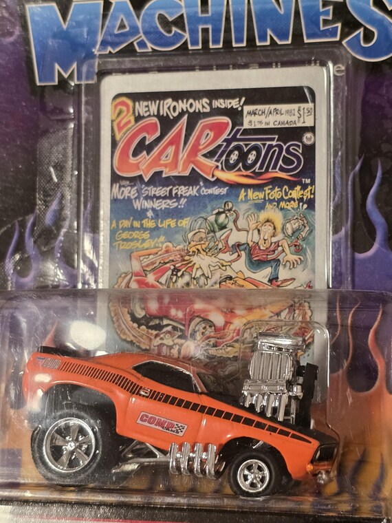 Muscle Machines 1/64 Cartoons '70 Cuda Diecast Orange