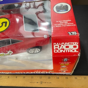 Nikko Radio Control 1969 Dodge Charger Red 1/16 Scale NIB image 9