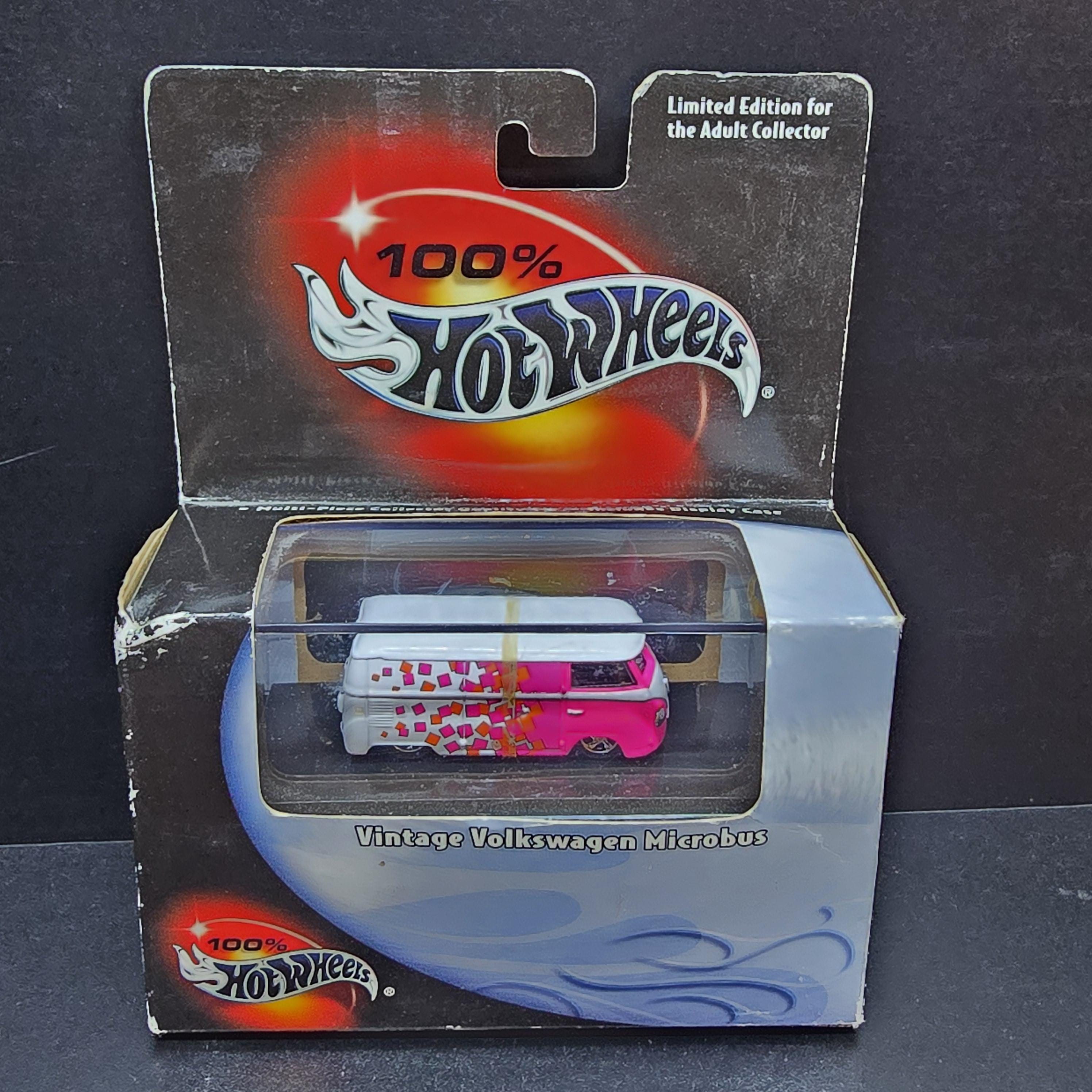 100% Hot Wheels Vintage Volkswagen Microbus Pink/white Limited 