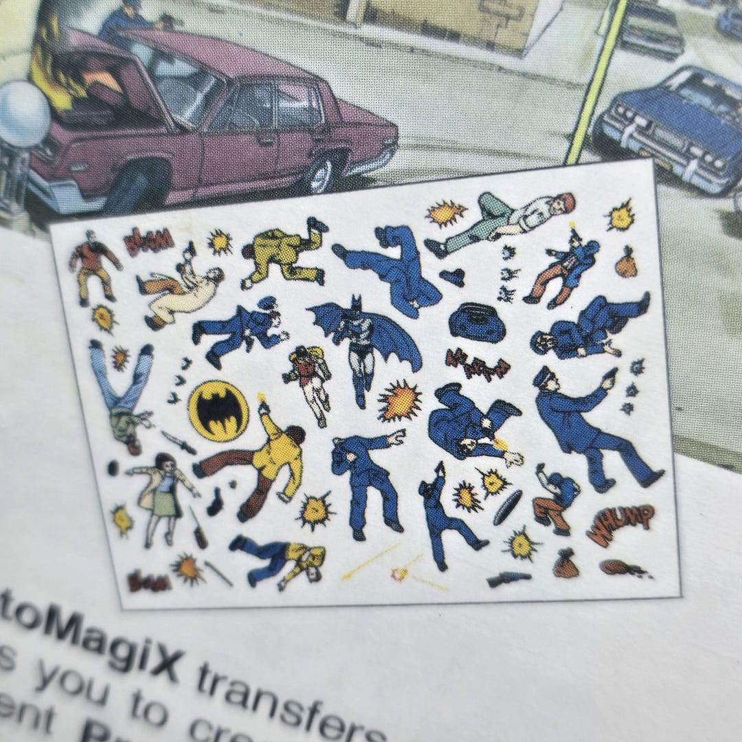 Batman & Robin Prestomagix Dry Transfer Game by Papermate DC Comics ...