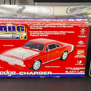 Nikko Radio Control 1969 Dodge Charger Red 1/16 Scale NIB image 6