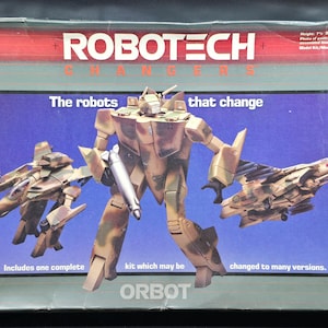 Vtg 1984 Revell Robotech Changers Orbot 1/72 Model Kit #1401 Japan