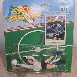 Vtg 1989 Forza Campioni Futbol Fußball Walter Zenga Figur w / Trading Card Nacionale Italia von Kenner