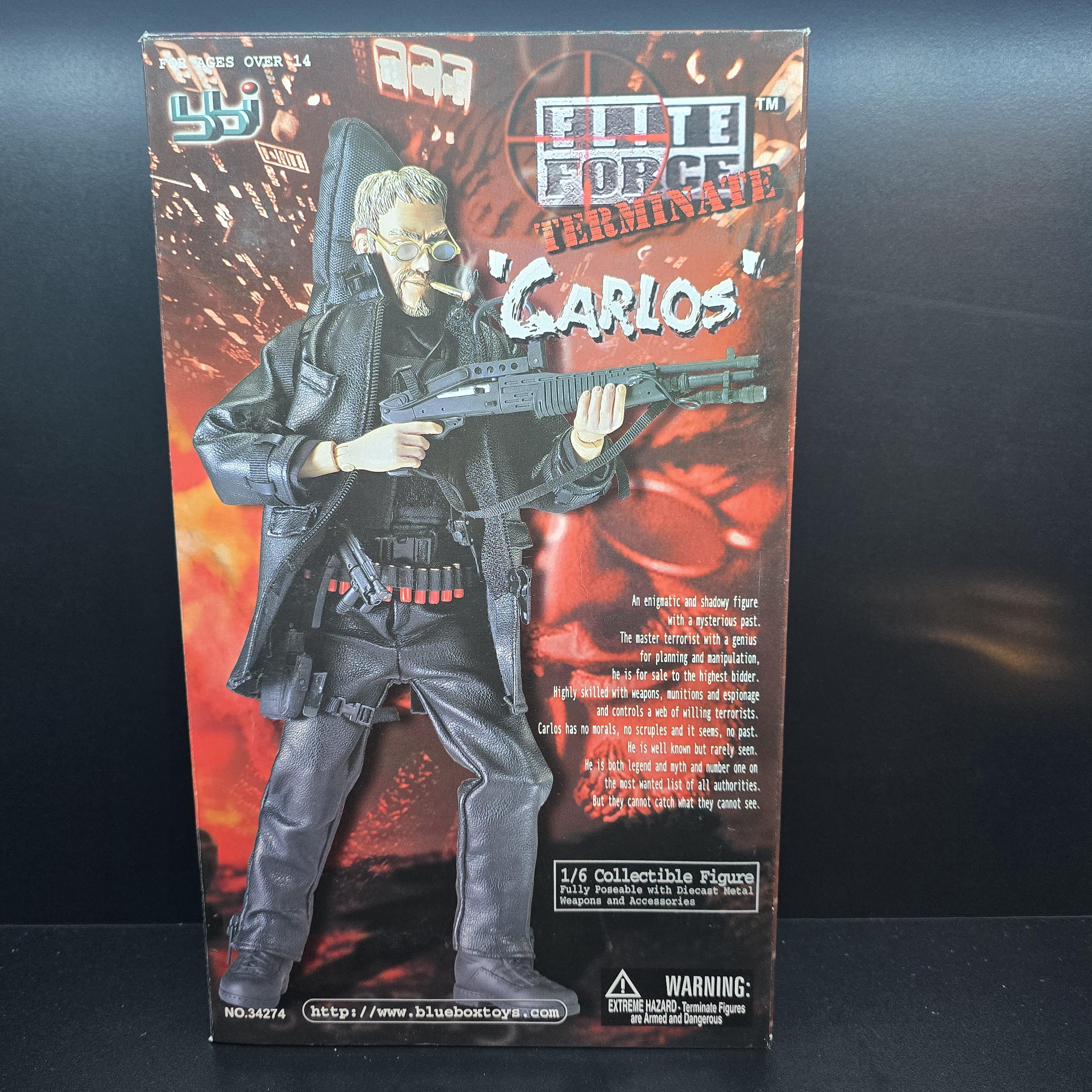 行列のできるレビュー商品、集めました。高評価アイテム Elite Force Terminate 'carlos' 1/6 Figure Blue Box Toys 2000 ミリタリー