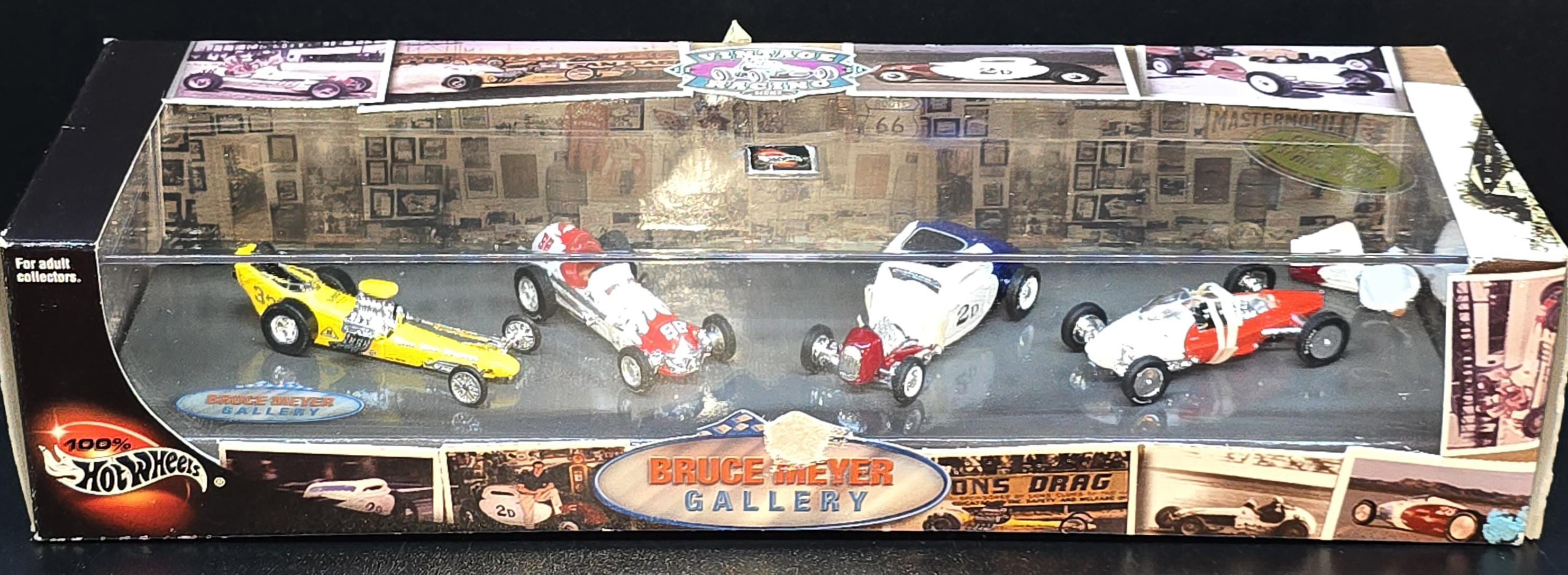 2001 Hot Wheels 100% Bruce Meyer Gallery 4 Car Set by Mattel MIB