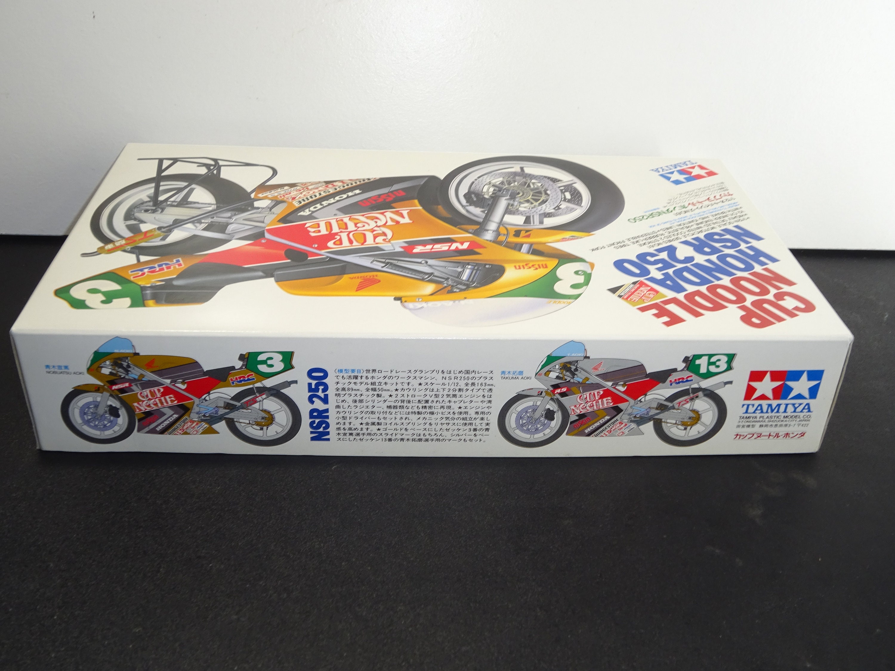 Vintage 1992 Tamiya 1/12 Cup Noodle Honda NSR 250 Motorcycle