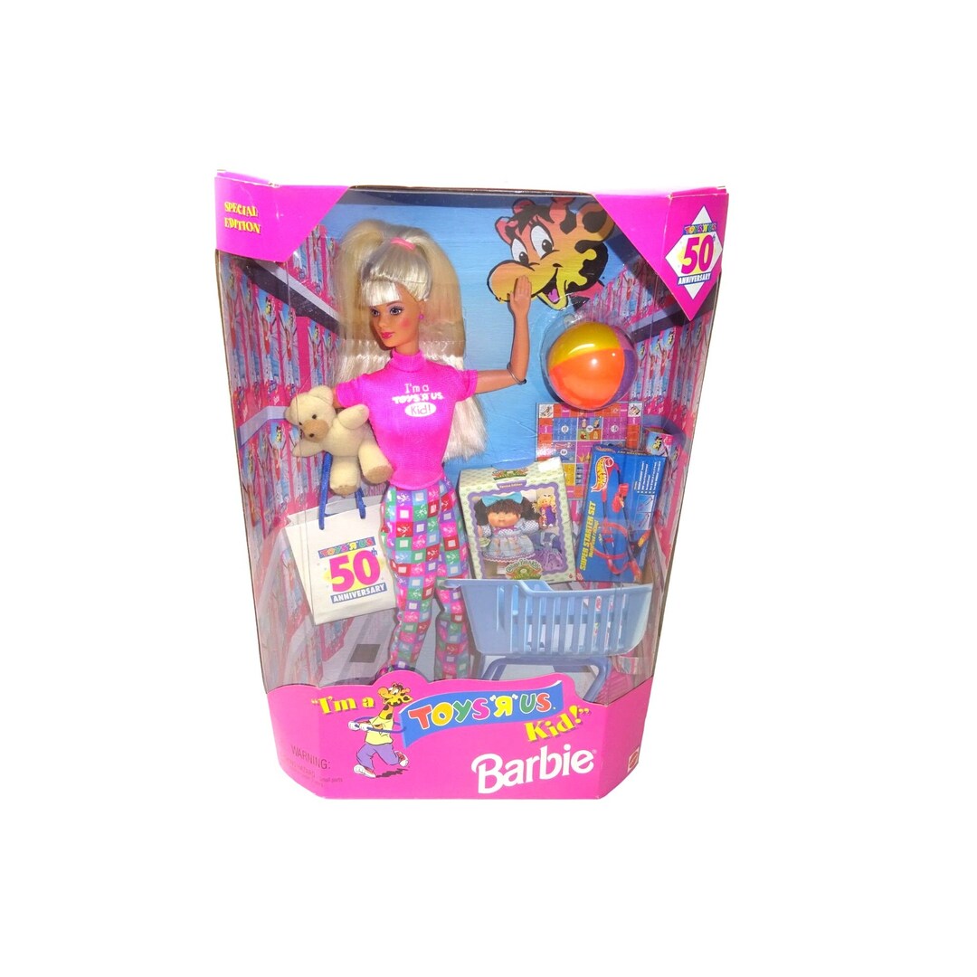 Vintage 1997 i'm A Toys r Us Kid Barbie by Mattel 50th Anniversary NIB