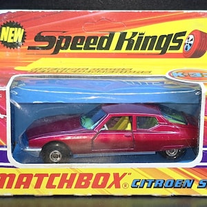 Vtg 1971 Matchbox / Lesney Speed Kings Die-Cast Model K-33 Citroen SM NIB